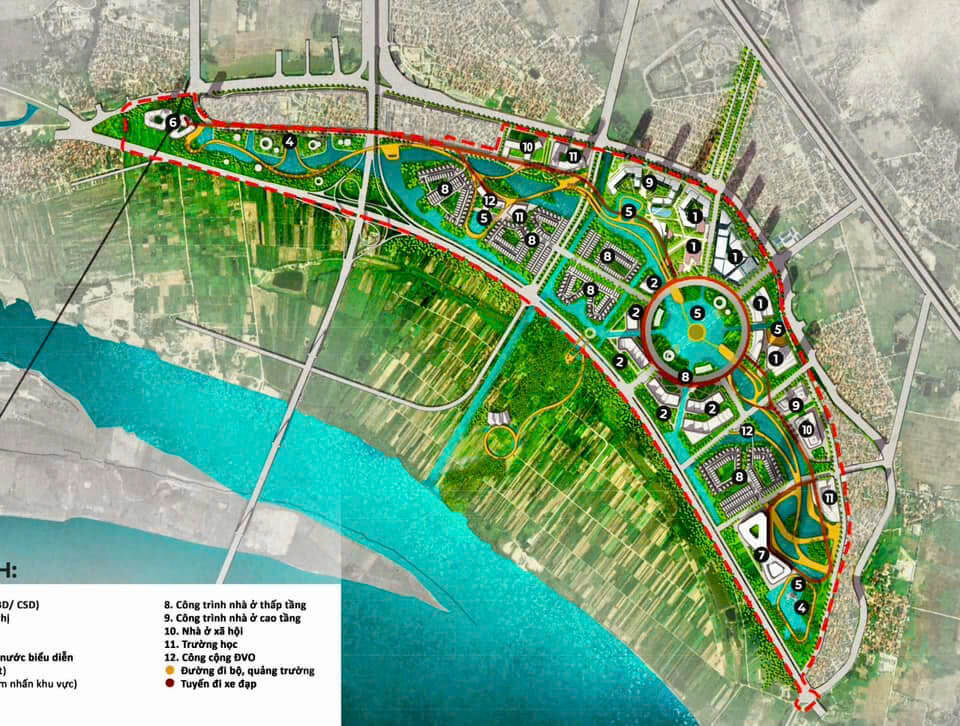 mặt bằng dự án the grand riveria đông anh